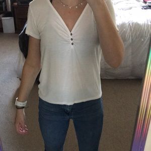 white AE short sleeve